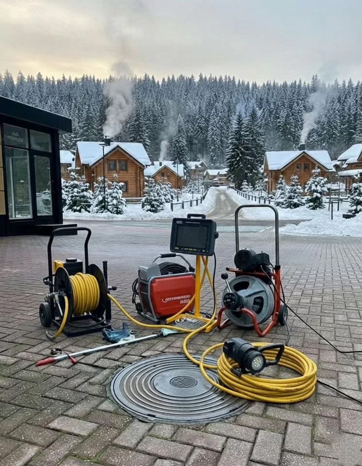 Профессиональное оборудование для прочистки канализации на объекте